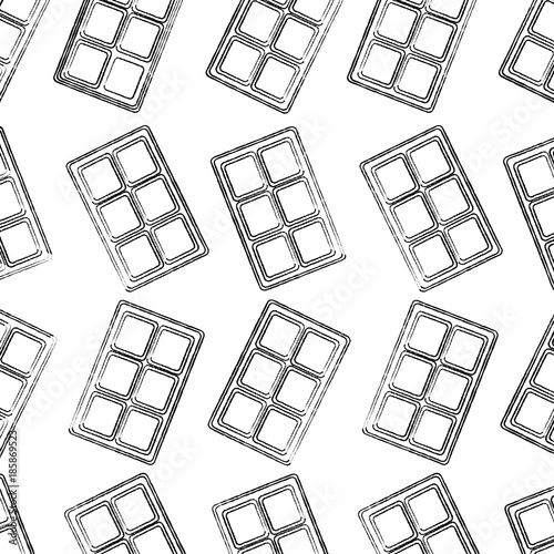 chocolate bar cocoa dessert seamless pattern vector illustration
