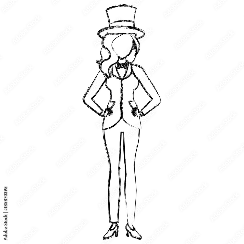 Beautiful magician woman cartoon icon vector illustrationgraphic design Beautiful magician woman cartoon icon vector illustrationgraphic design