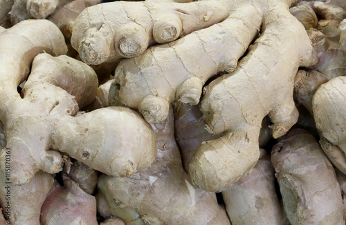 ginger roots for the preparation of spicy and tasty ethnic dishes