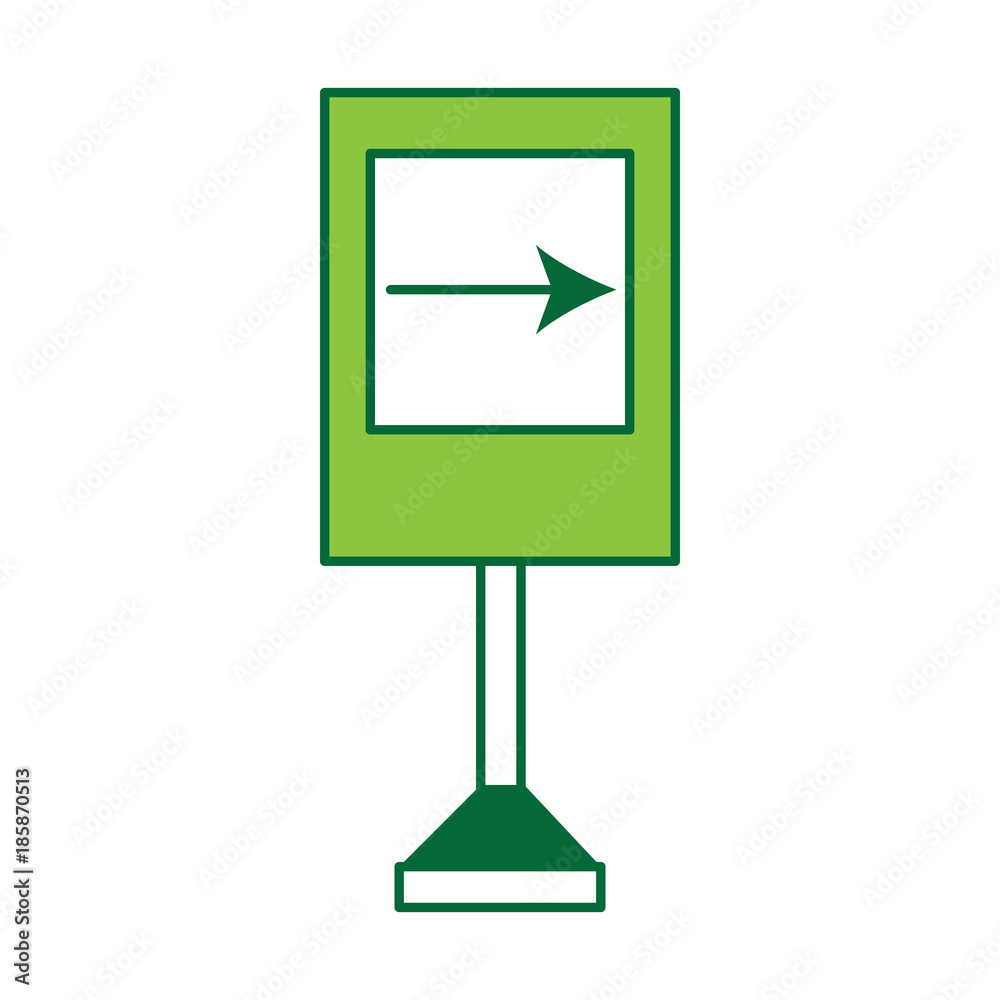 Fototapeta premium information road sign design