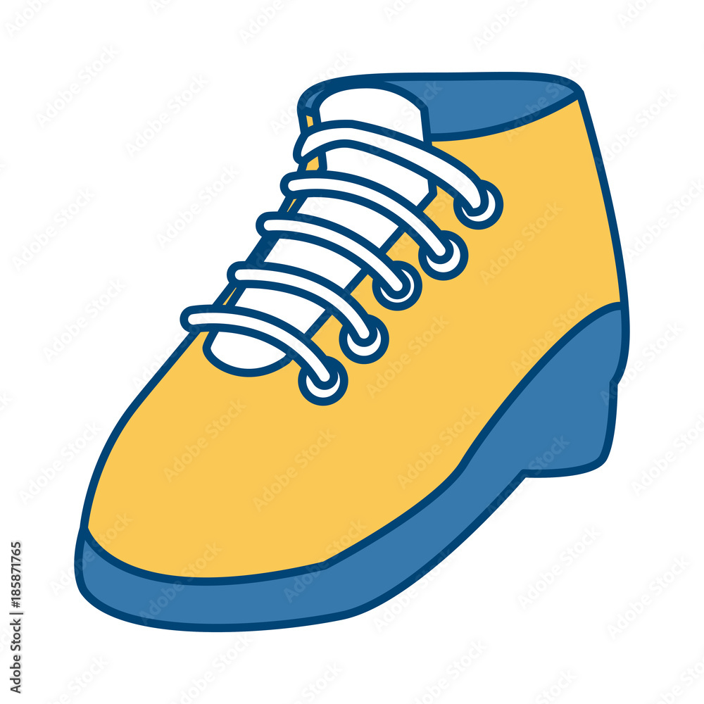 Camping shoe isolated icon vector illustrationgraphic design Camping shoe isolated icon vector illustrationgraphic design