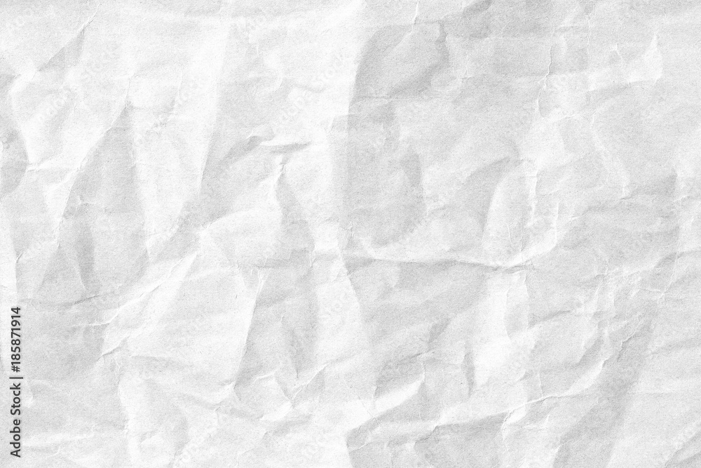 Obraz premium Crumpled white paper texture