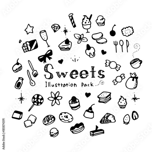 Sweets Illustration Pack