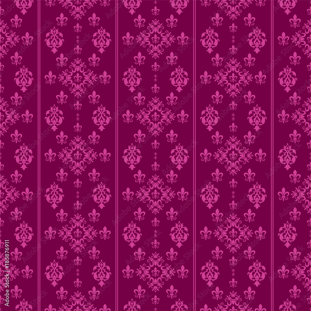 Dark purple background in retro style / wallpaper, pattern, seamless, vector illustration Dark purple background in retro style / wallpaper, pattern, seamless, vector illustration