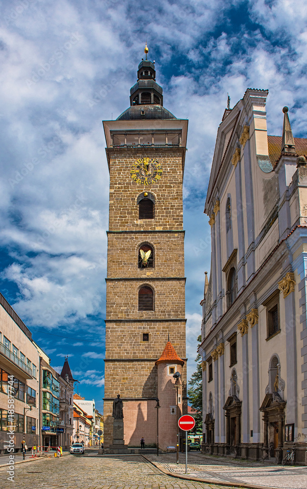 Black tower in Ceske Budejovice