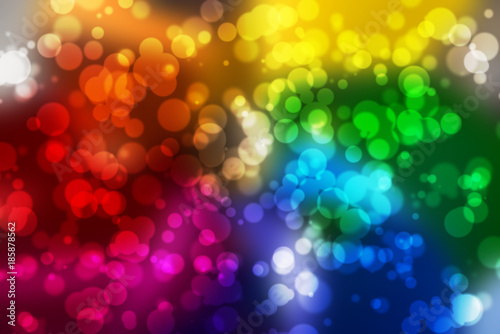 Colorful bokeh background