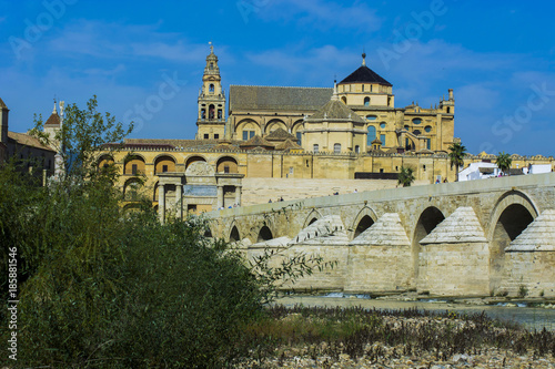 Mosque of Cordoba and Roman bridge