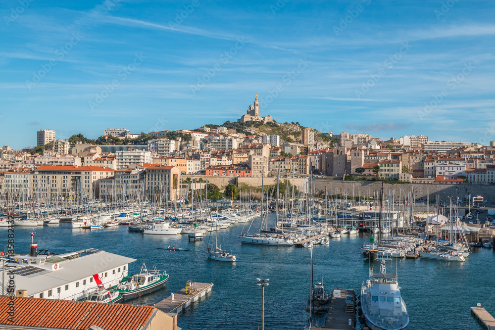 The port city of Marseille in southern France
