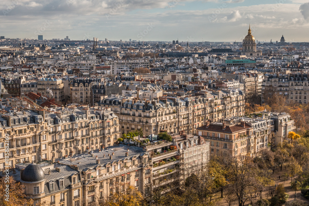 City view of Paris France
