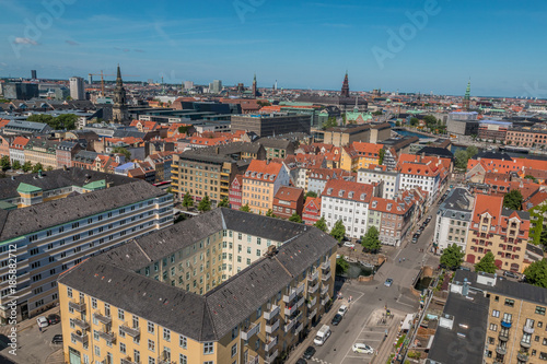 Panoramic view of Copenhagen