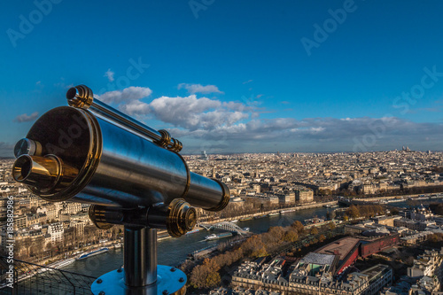Obraz na płótnie Panoramic view of Paris w salonie