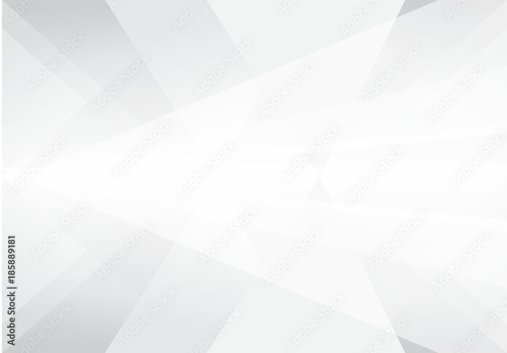 Abstract White and gray color technology modern futuristic background, vector illustration