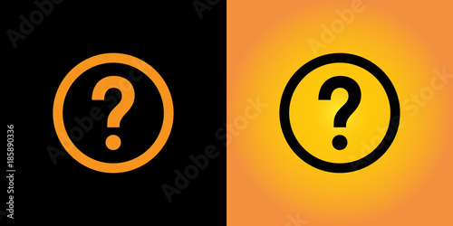 question mark design