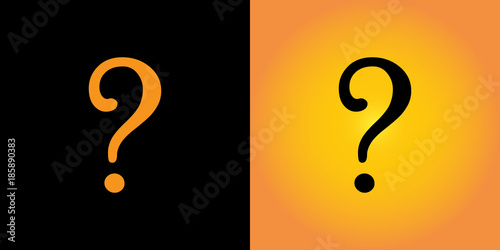 question mark design