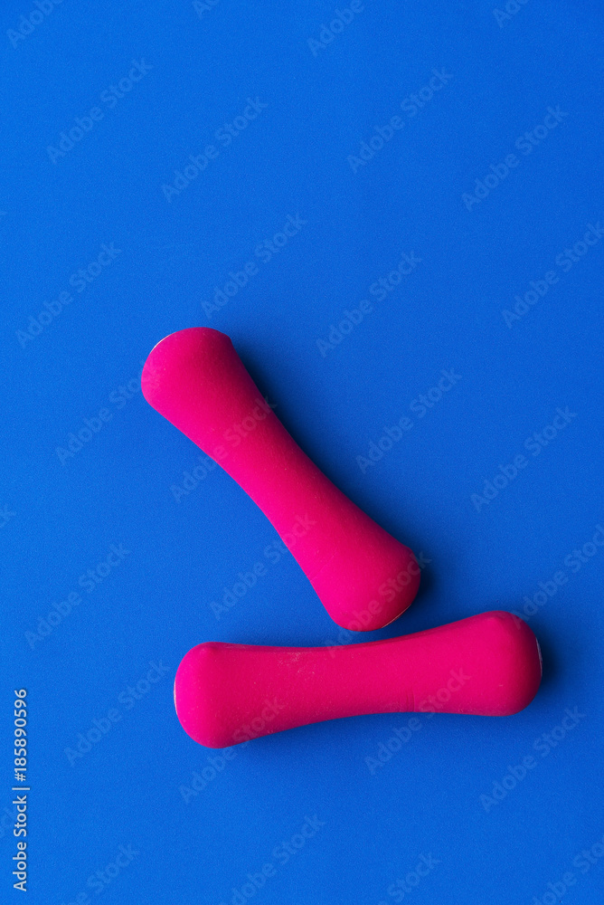 Fitness sports equipment top view, Healthy Concept.sports ware for gym.Space for your text. Sports concept. Sport equipment. Fitness. Fitness sports equipment top view, Healthy Concept.sports ware for gym.Space for your text. Sports concept. Sport equipment. Fitness.