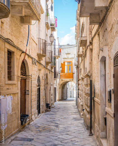 Fototapeta Naklejka Na Ścianę i Meble -  Scenic sight in Giovinazzo, province of Bari, Puglia, southern Italy.