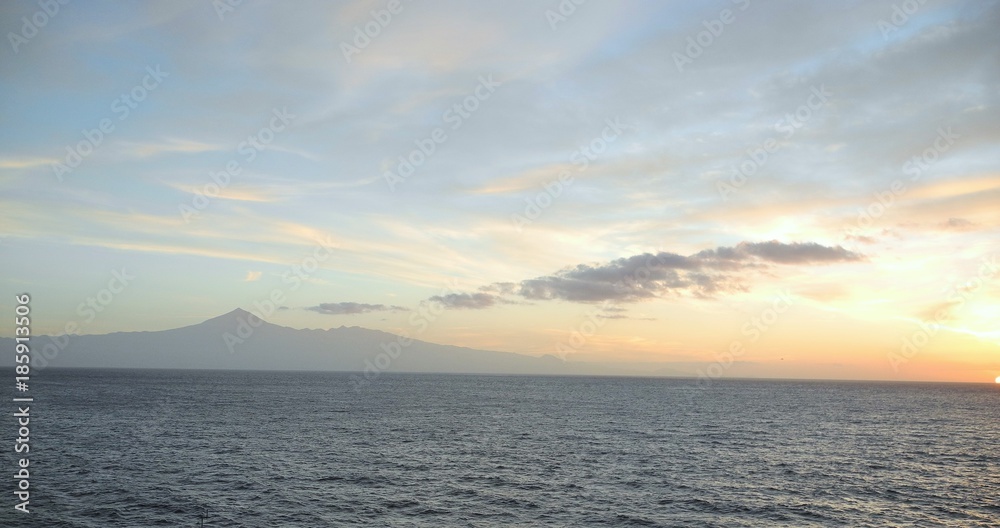 Teide von La Gomera aus