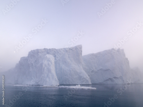 arctic icebergs on arctic ocean in greenland © murattellioglu