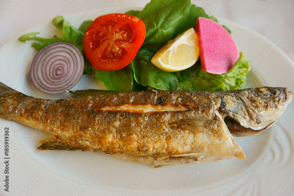 tasty and useful fried fish 