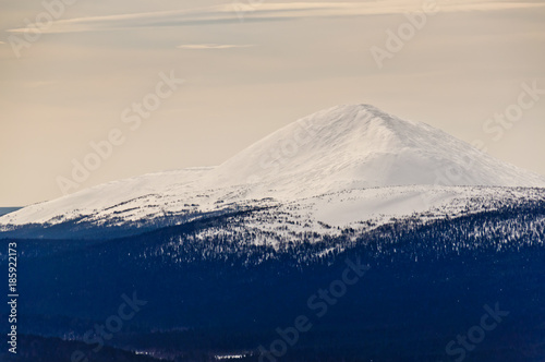 View of the Koyp mountain, Northern Ural, Russia