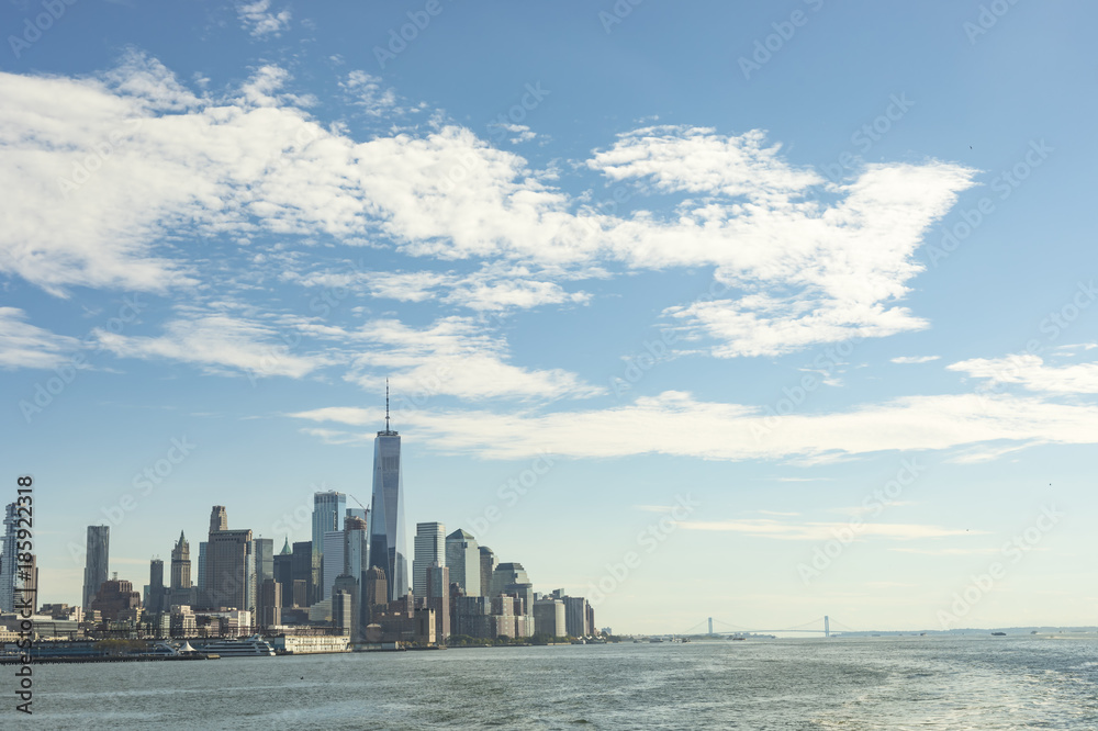 Skyline Of Lower Manhattan New York