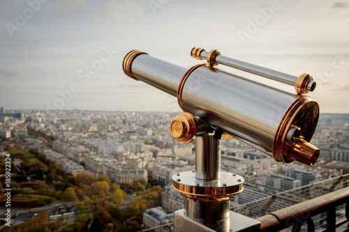 Monocular telescope at Eiffel Tower