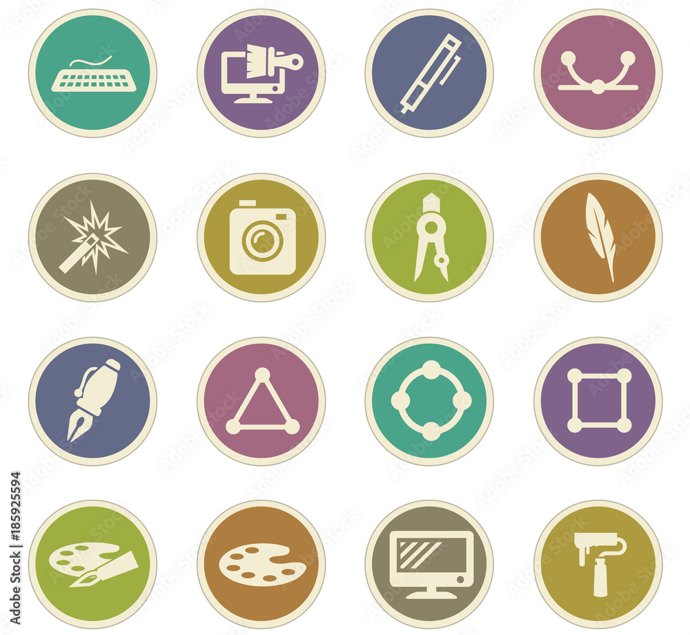 Design icons set Design icons set