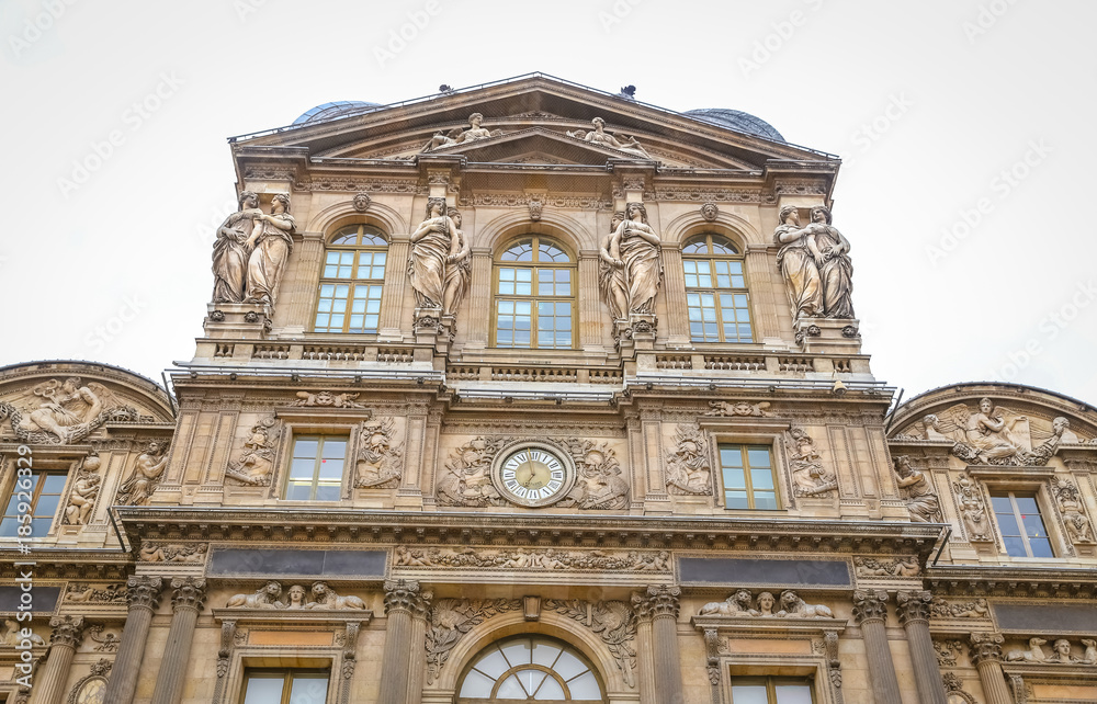 Louvre Museum in Paris City