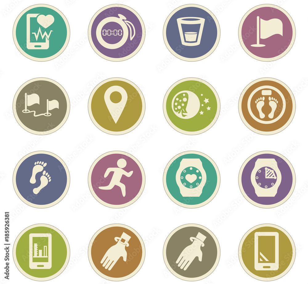 monitoring apps icons set monitoring apps icons set
