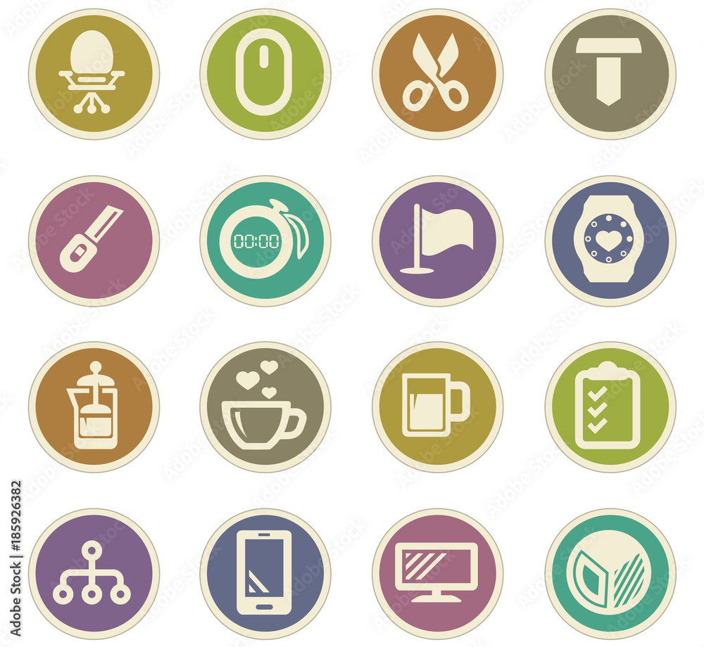 Office icons set Office icons set
