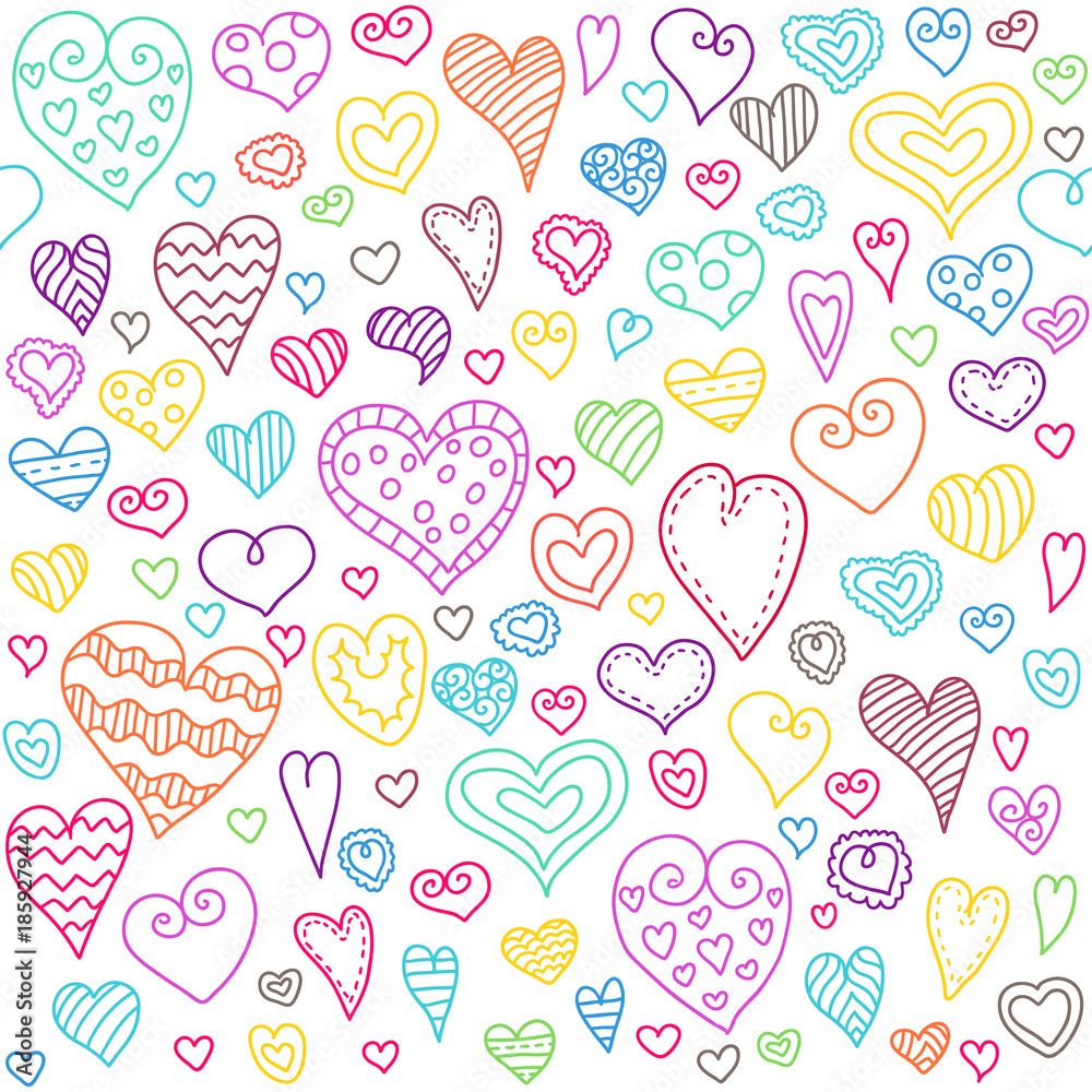 Love hearts seamless pattern. Can be used for textile, website background, book cover, packaging. Love hearts seamless pattern. Can be used for textile, website background, book cover, packaging.