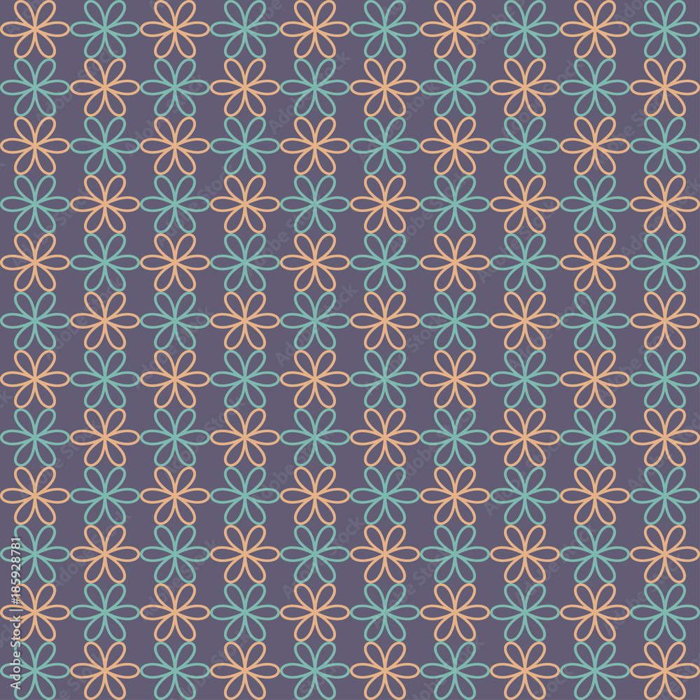 Abstract flower pattern wallpaper. Can be used for textile, website background, book cover, packaging.