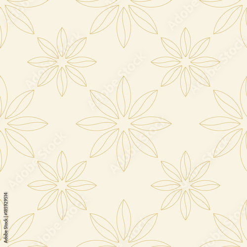 Wallpaper Mural Abstract flower seamless pattern. Torontodigital.ca