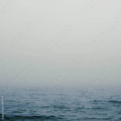 Foggy Lake Scene