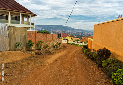 A street in Gikondo,a part of Kigali photo