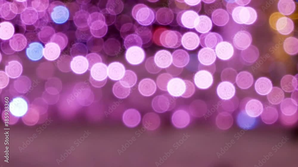Defocused lights. Christmas decoration - garlands Defocused lights. Christmas decoration - garlands
