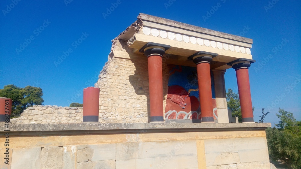 Naklejka premium Knossos, Creta, Grécia