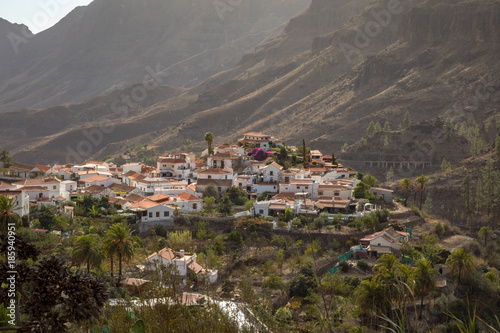 Fataga, a mountain village in Gran Canaria, Canary Islands, Spain