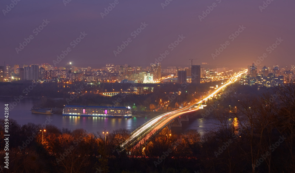 Pechersk Kiev city view, panorama Kiev