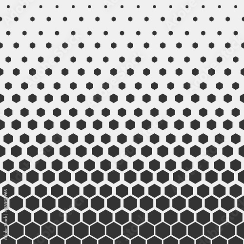 Geometric pattern. Hipster fashion design print hexagonal pattern. Black honeycombs on a light background. Vector.