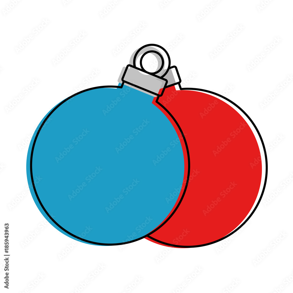 christmas ball hanging icon vector illustration design christmas ball hanging icon vector illustration design