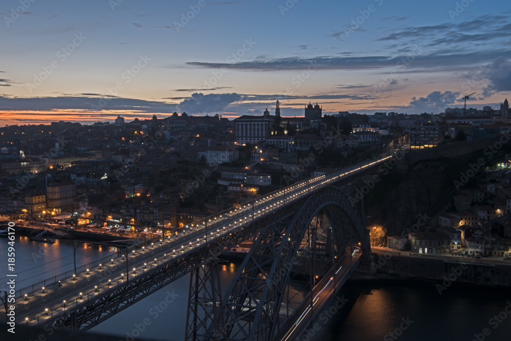 Fototapeta premium Oporto Night