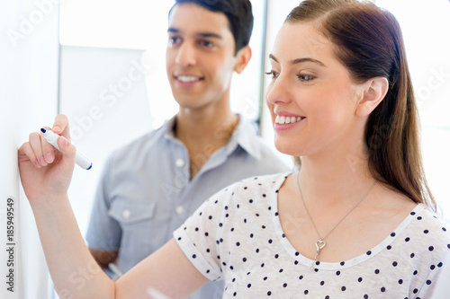 Free Download Business meeting with presentation - GFXLoad