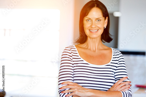 Free Download Beautiful woman portrait indoors - GFXLoad