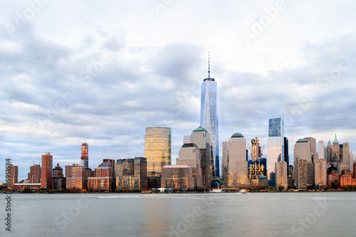 New York City - Lower Manhattan Skyline at Dusk