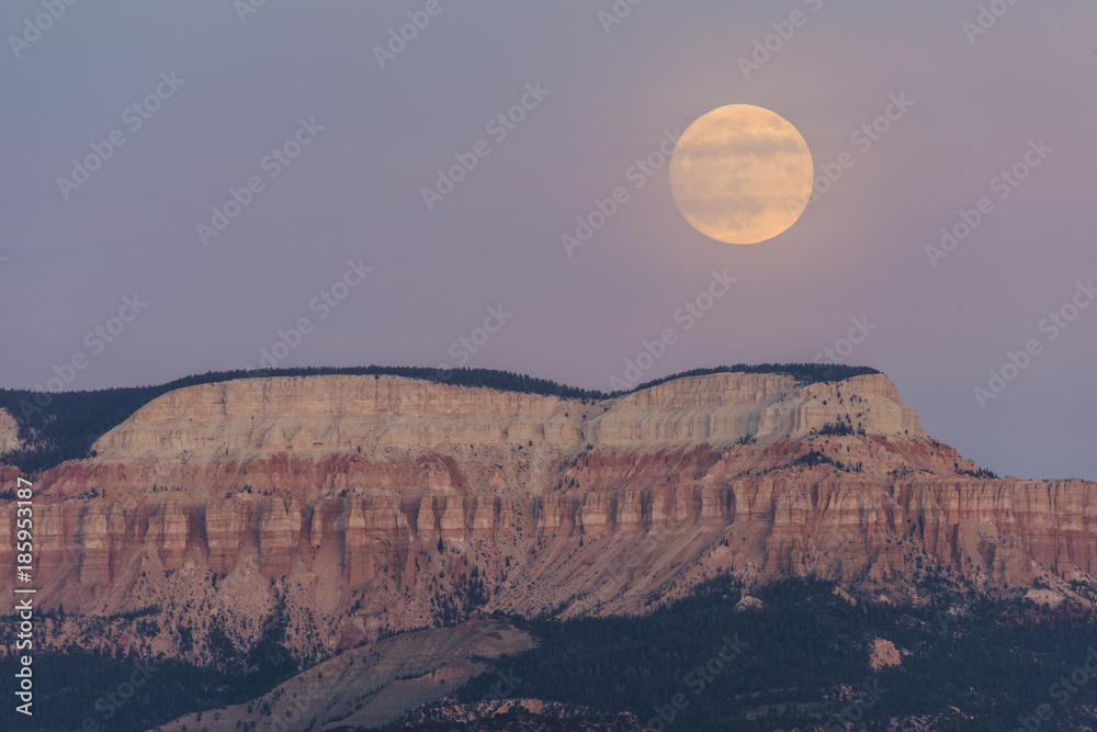 Super Moon Over Bryce Canyon