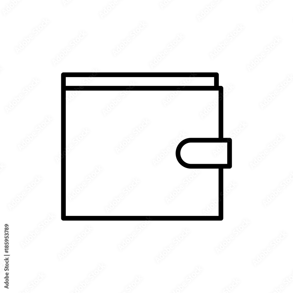 wallet outline logo icon design wallet outline logo icon design