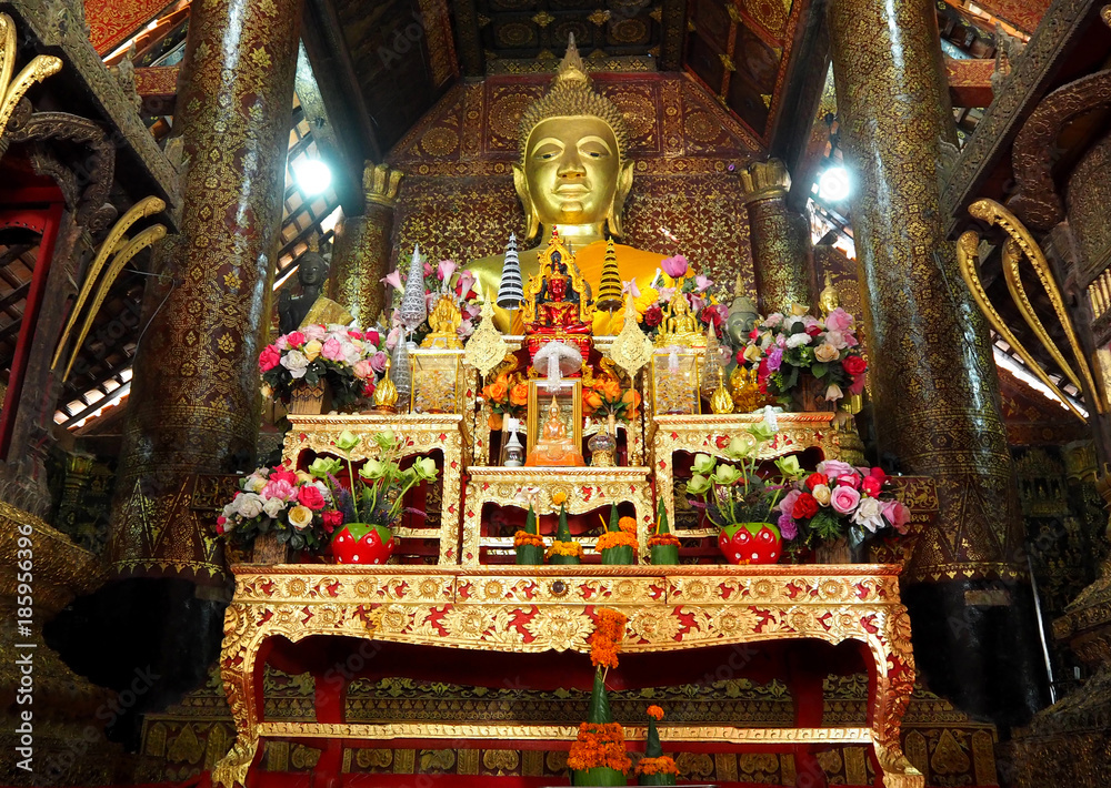 Temple Luang prabang in Lao