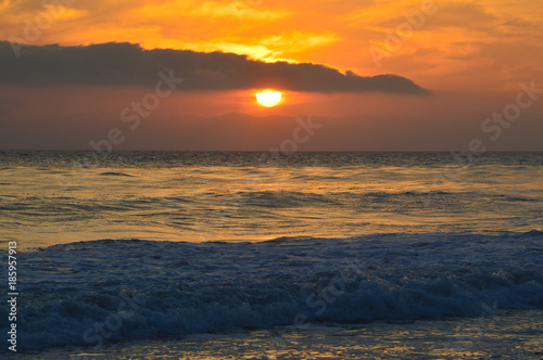 Sunset at Refugio Beach  Santa Barbara County