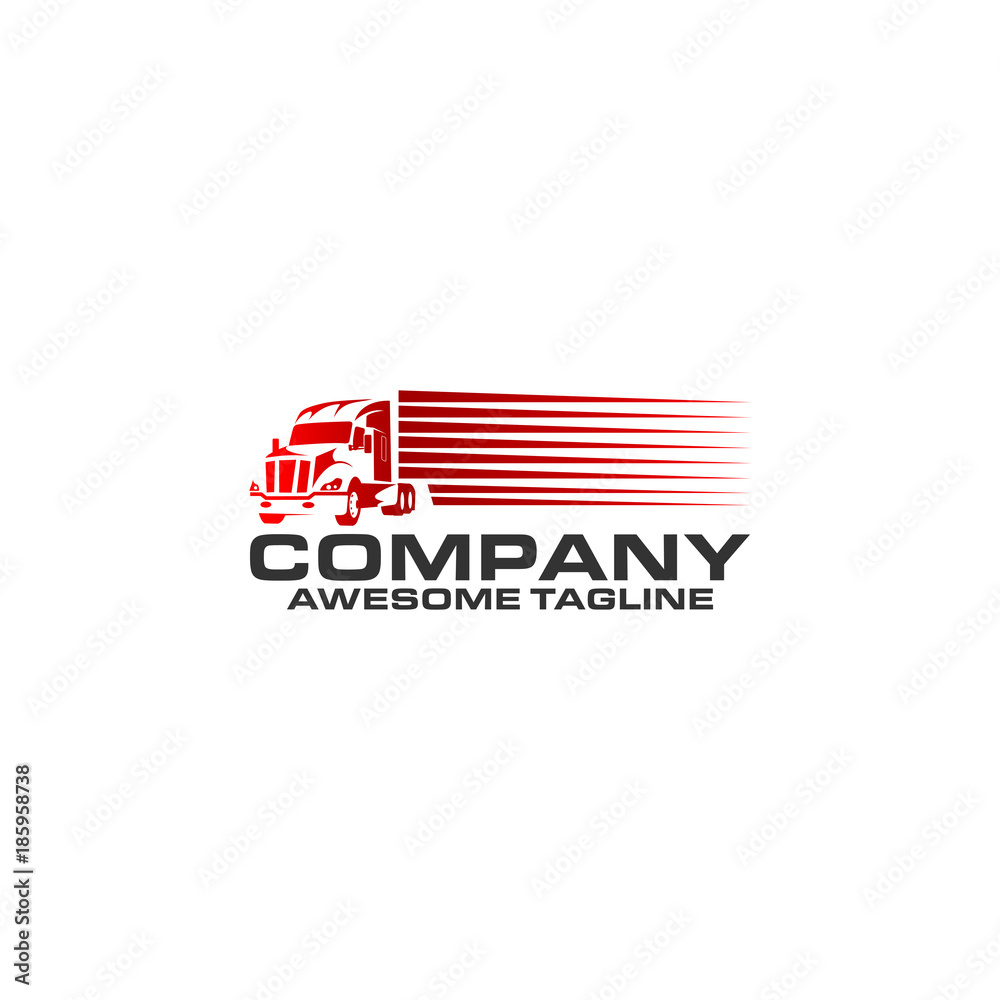 truck vehicle vector logo